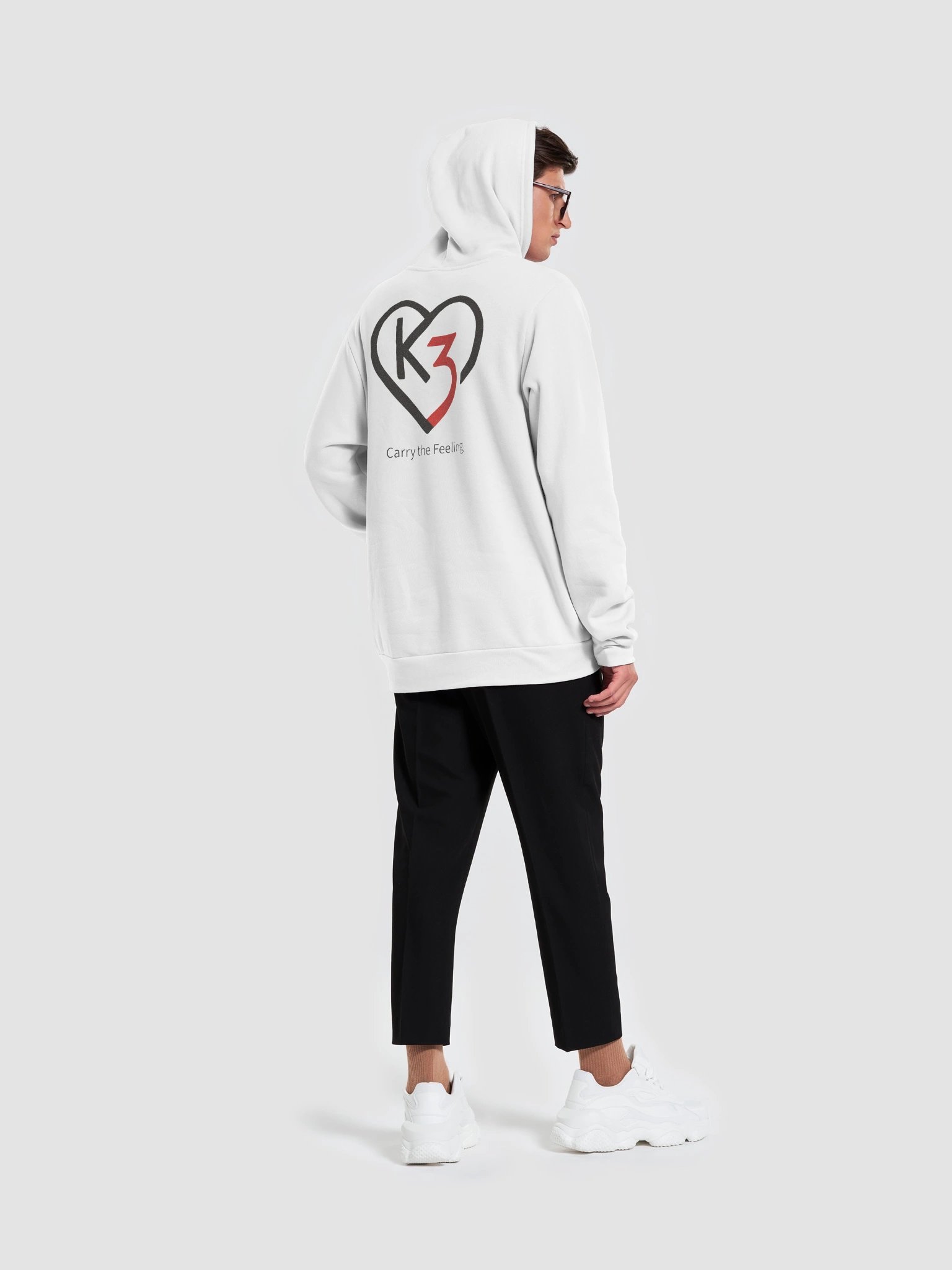 Carry the Feeling™ | CORE Heartmark Hoodie (Black Logo) | Everyday Fit product image (7)