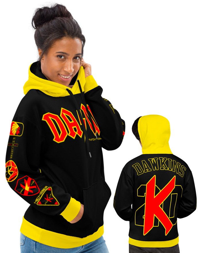 Dawkins Red Yellow Hoodie product image (1)