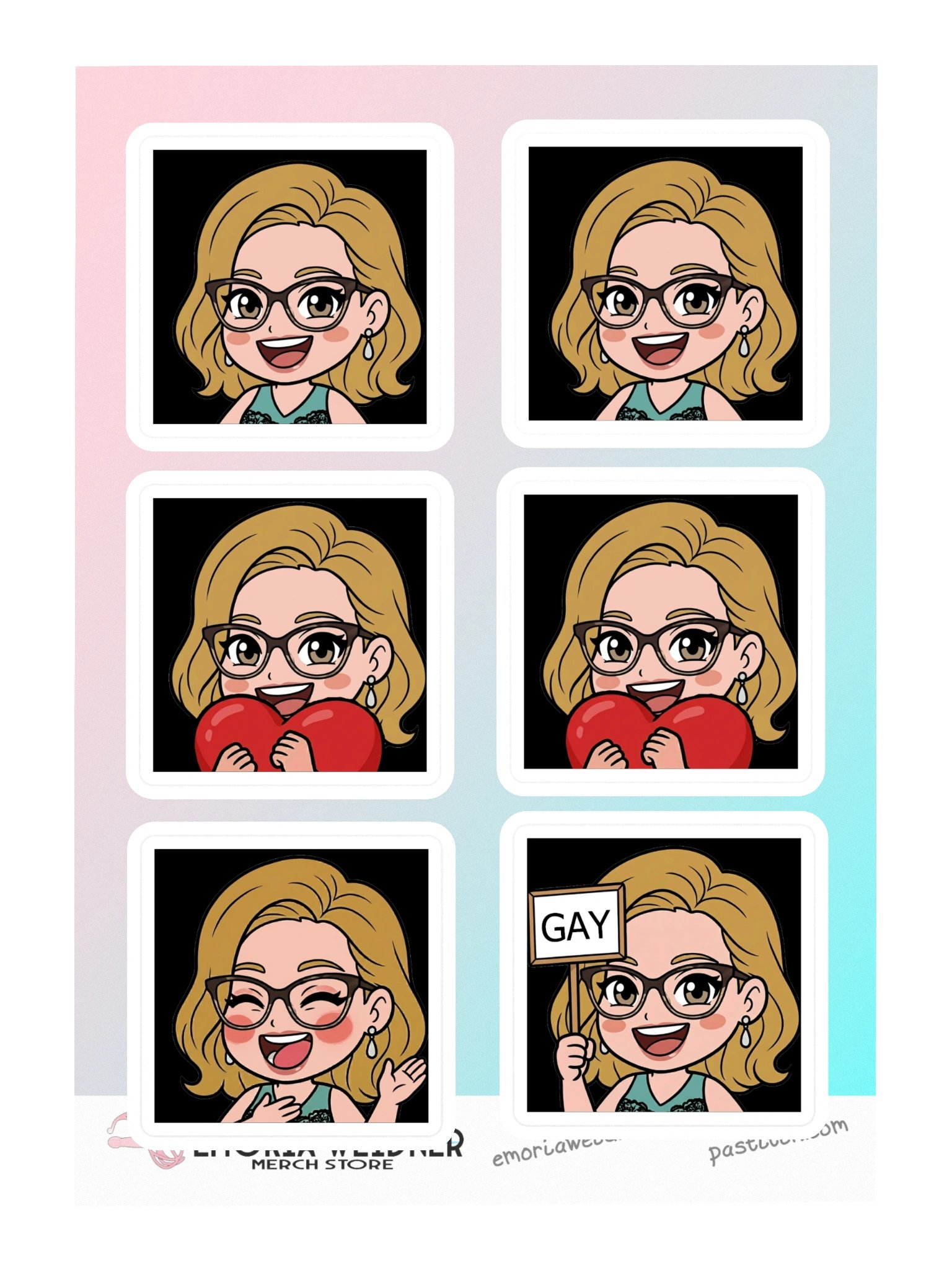Emoria Twitch Emote Stickers product image (3)