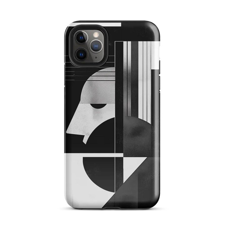 Abstract Persona 007 (Black) (Iphone Tough Case) product image (2)