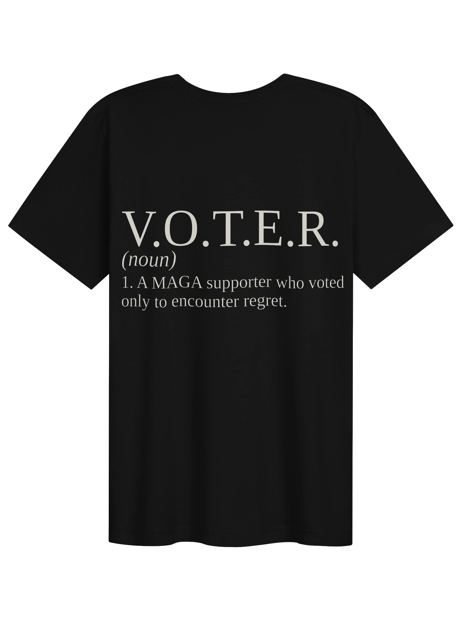 MAGA V.O.T.E.R. — Dictionary Tee (Back Print) (Dark Colors) product image (2)