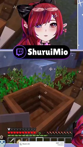 I was just super excited to find potatoes man... who let Poteto in here?! It's supposed to be super rare to make her spawn yo...