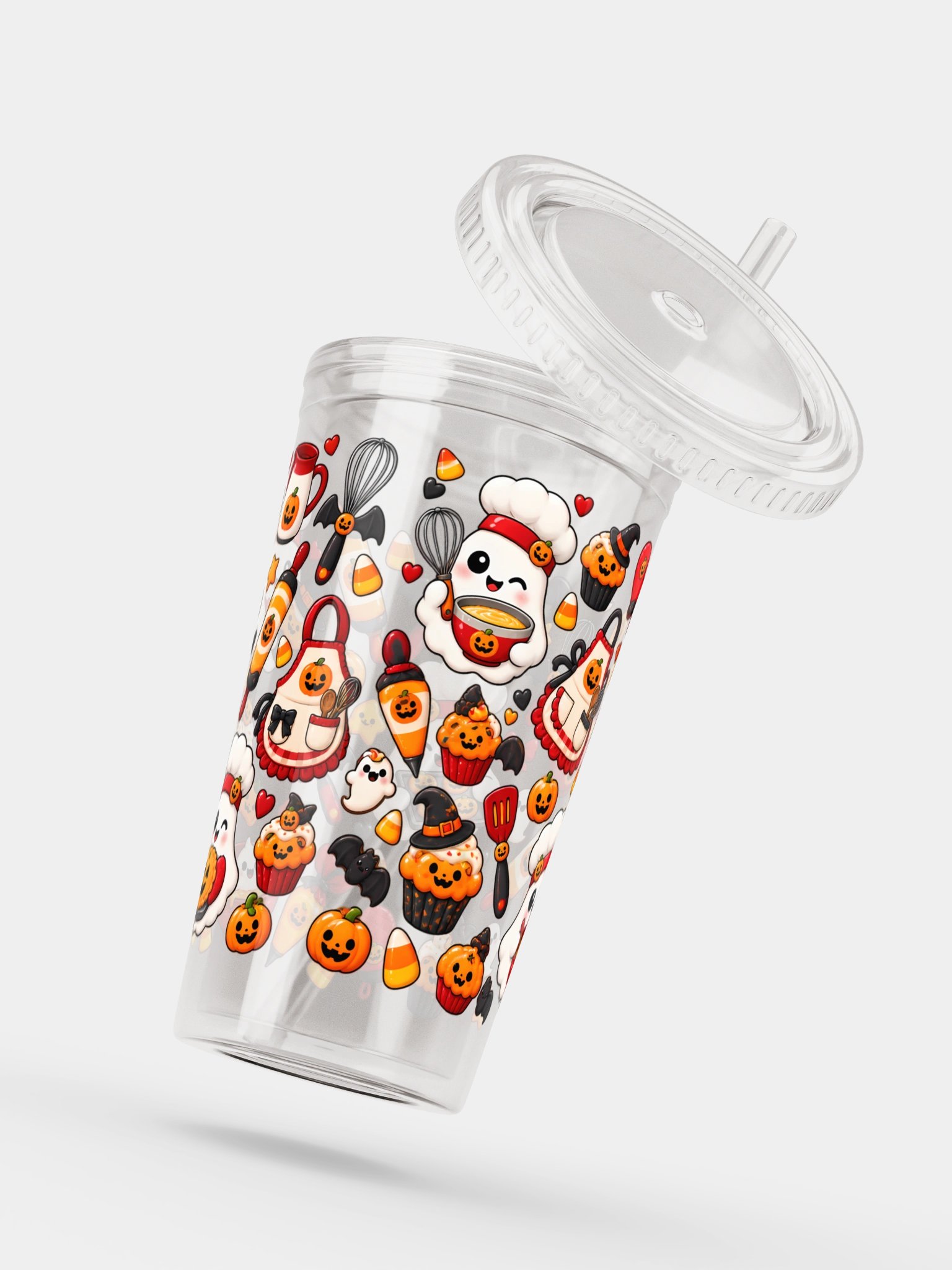 Halloween X Chef Mashup Clear Wall Tumbler 16 Oz (473 ml) product image (5)