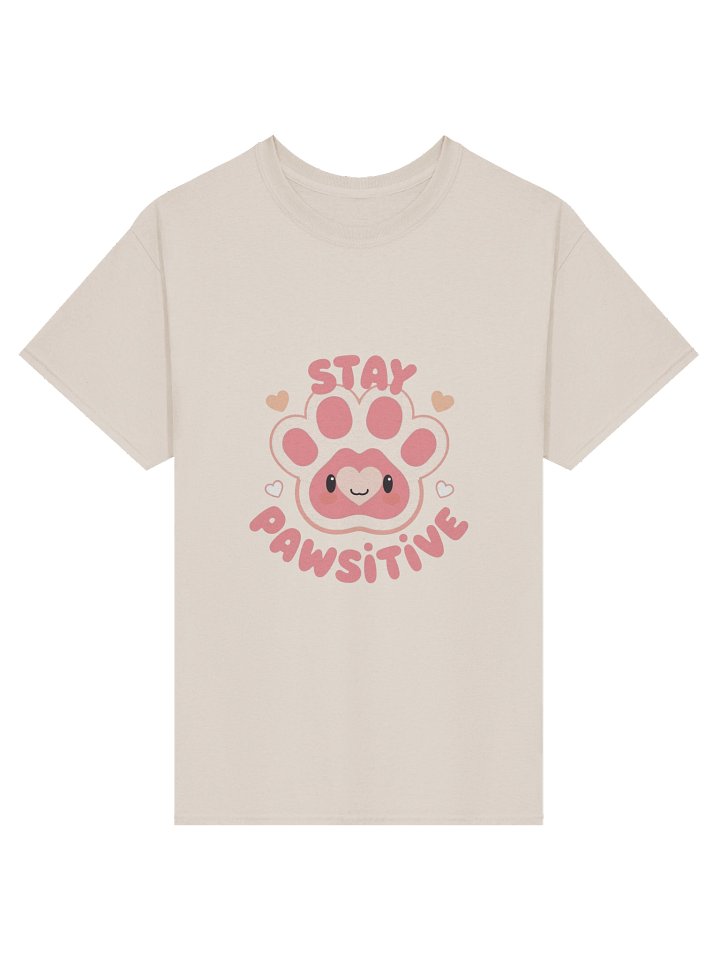 🩷Stay Pawsitive – Cute Kawaii Paw T-Shirt product image (85)