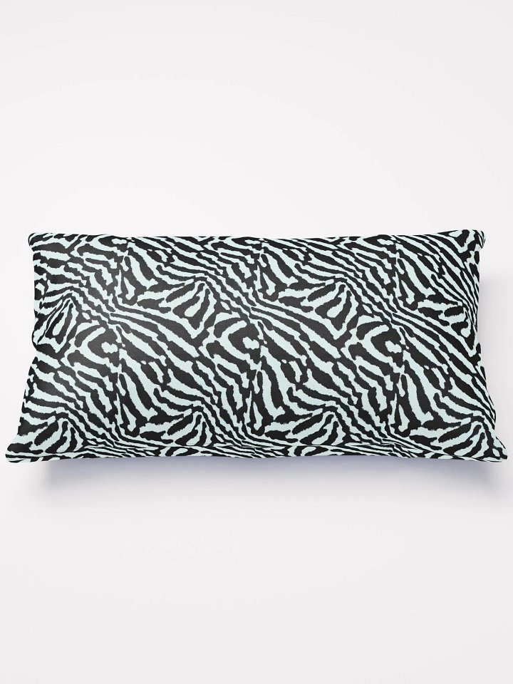 Blue Zebra Pillow product image (1)