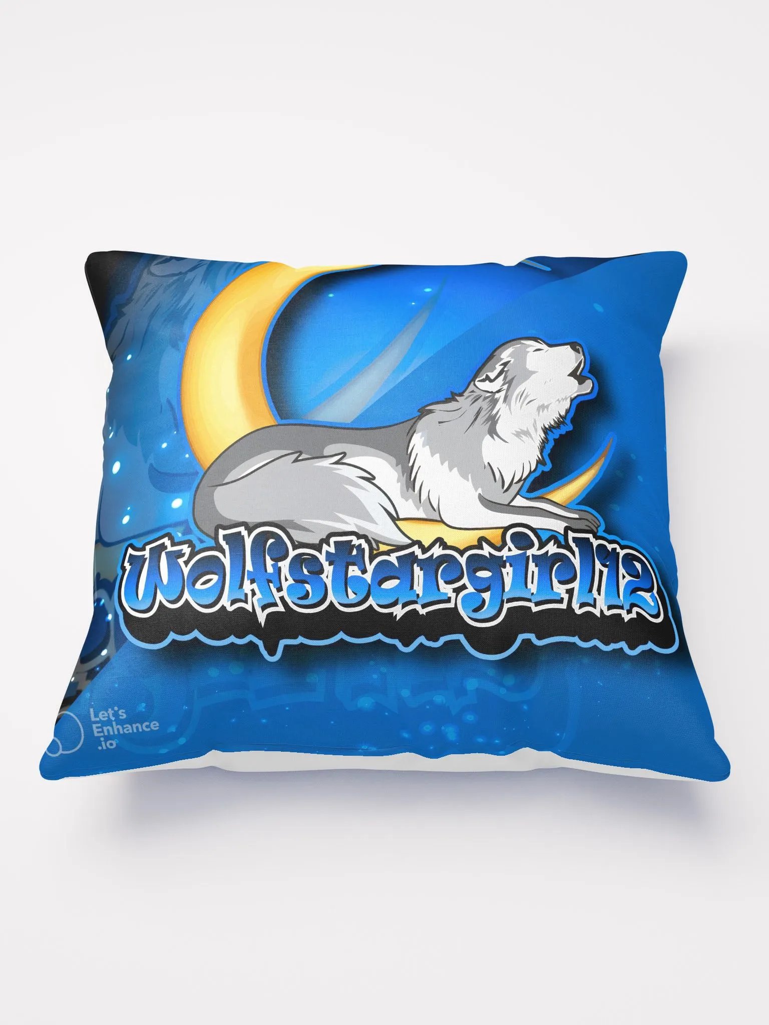 Wolfstargirl12 Logo Pillow product image (1)
