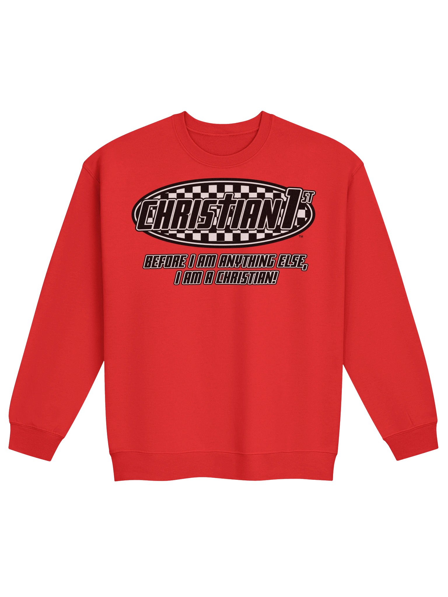 Christian 1st Checkered, Lte Sweatshirt product image (1)