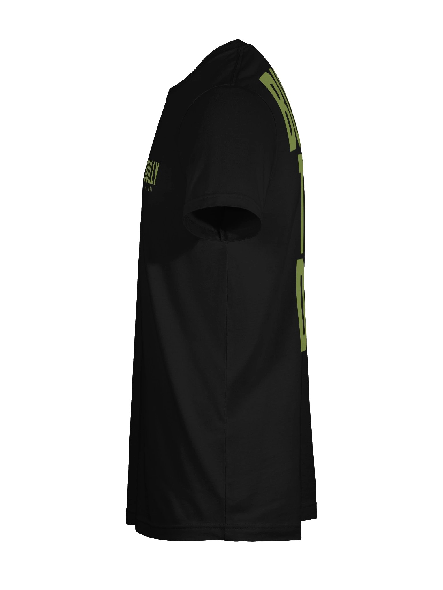 Bully The Day Stacked Tee - Army Green product image (9)