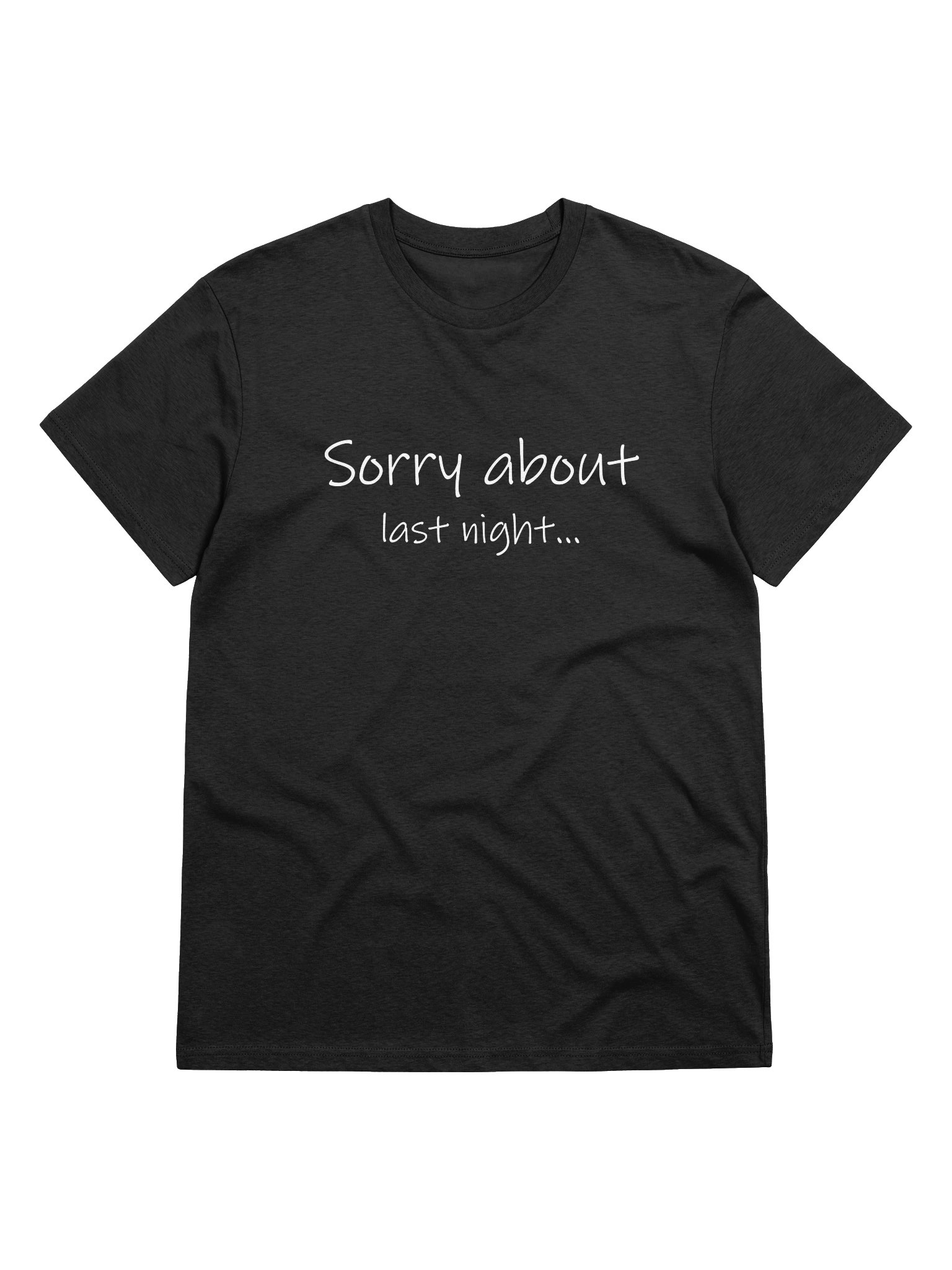 Sorry About Last Night Organic Cotton Tee product image (4)