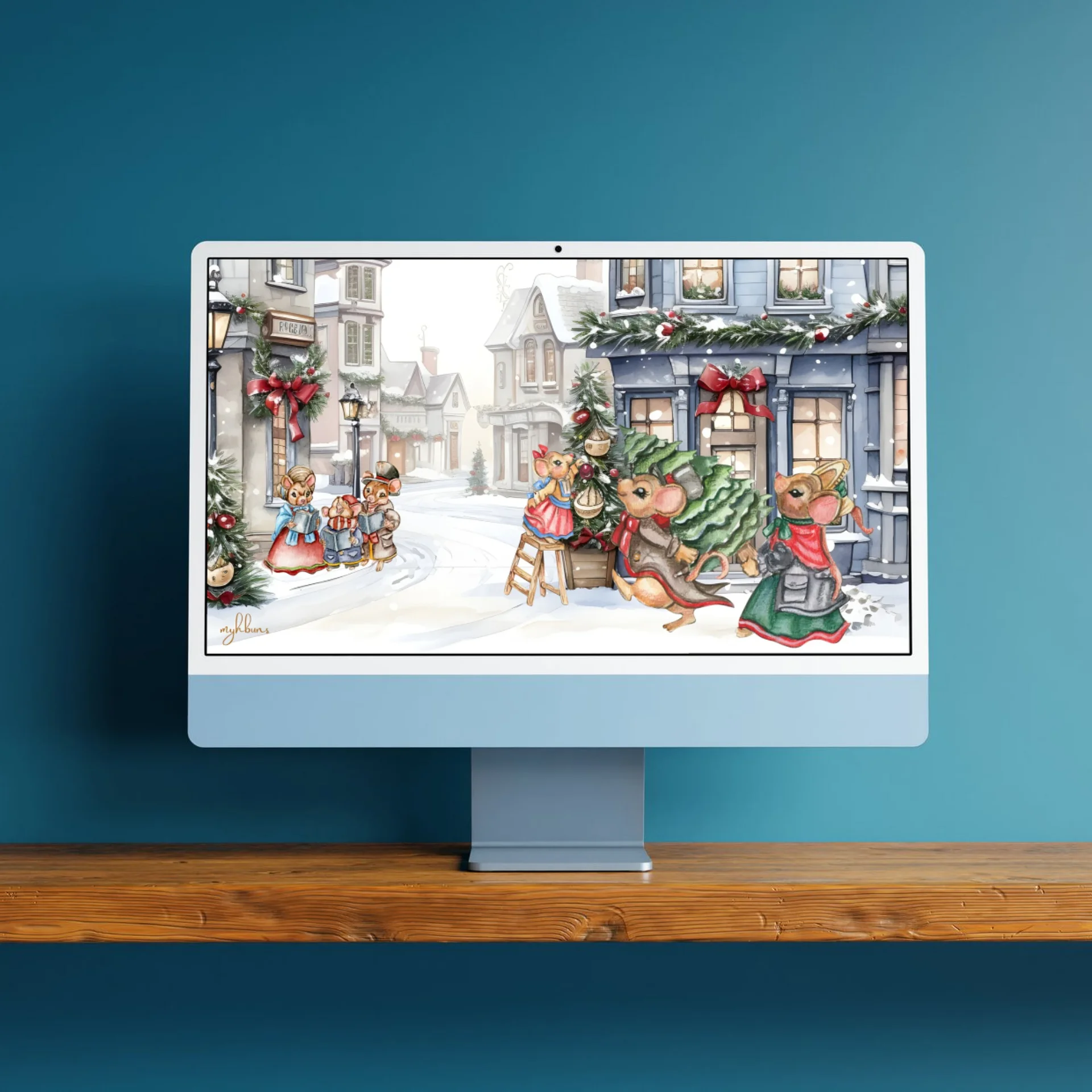 Prelude to Christmas Desktop, Laptop & Smart TV Digital Wallpaper product image (4)