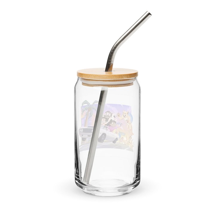 Cat-astrophic Fur-ocius Purrsuit Glass Cup product image (2)