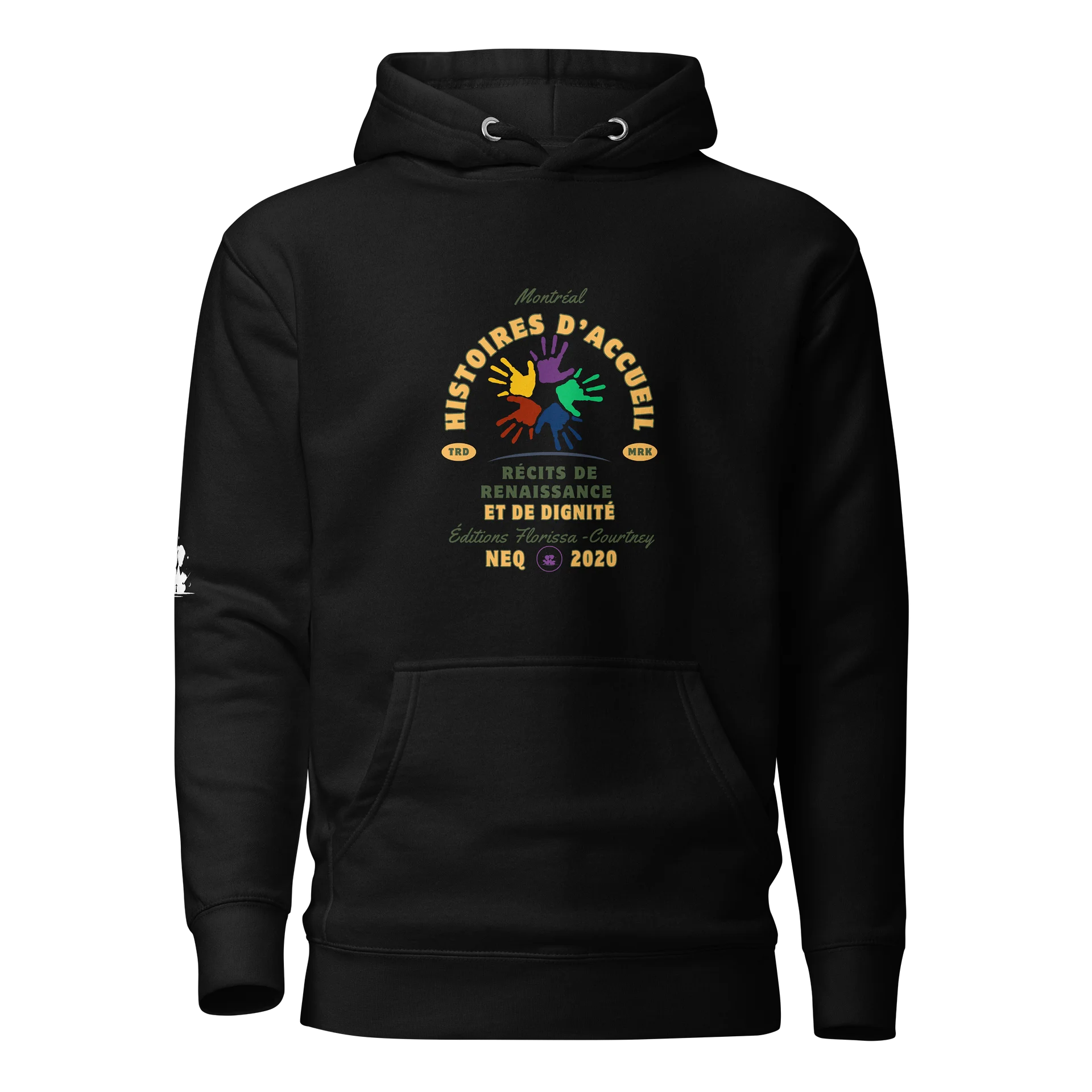 Histoires d’Accueil Handprint Emblem Hoodie product image (1)