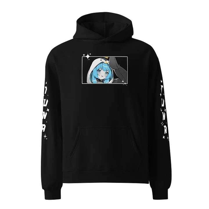 Black & Blue Hoodie Oversized Premium Unisex product image (1)