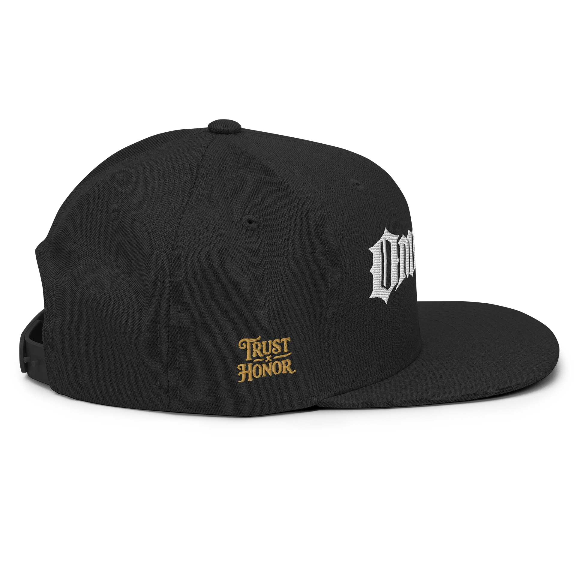 OMERTÀ - embroidered 6 panel Flatbill snapback product image (9)