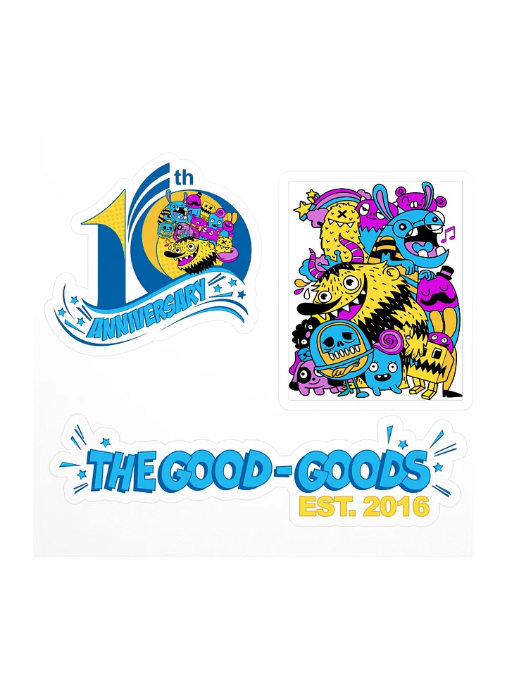 The Good-Goods 10th Anniversary Sticker Sheet product image (1)