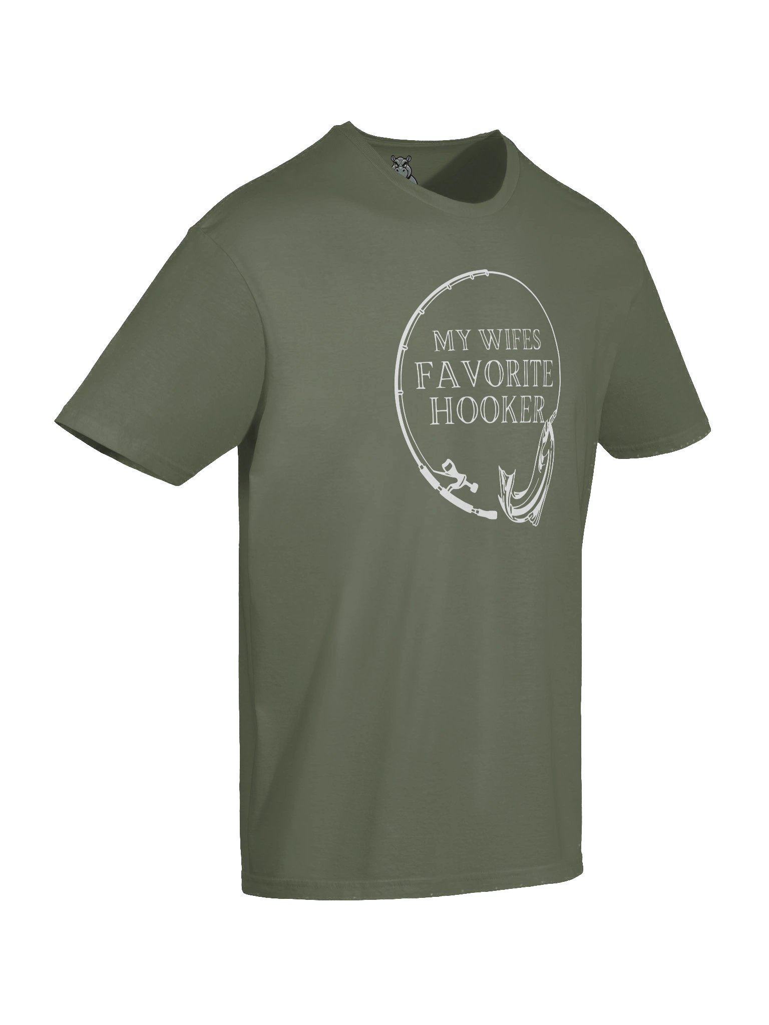 "My Wife’s Favorite Hooker" T-Shirt – Funny Fishing Tee with Savage Humor product image (4)