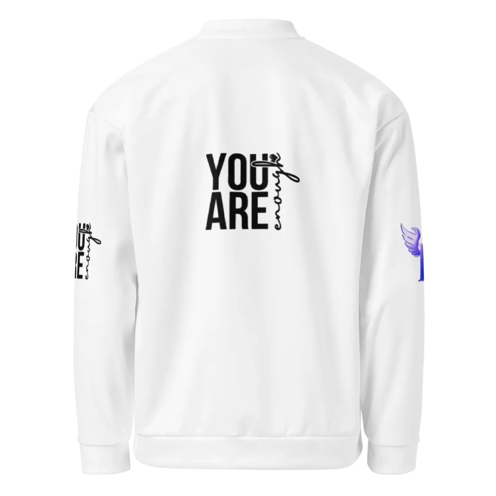 You are enough Gen 2: Thread of Destiny All-Over Print Bomber Jacket product image (2)