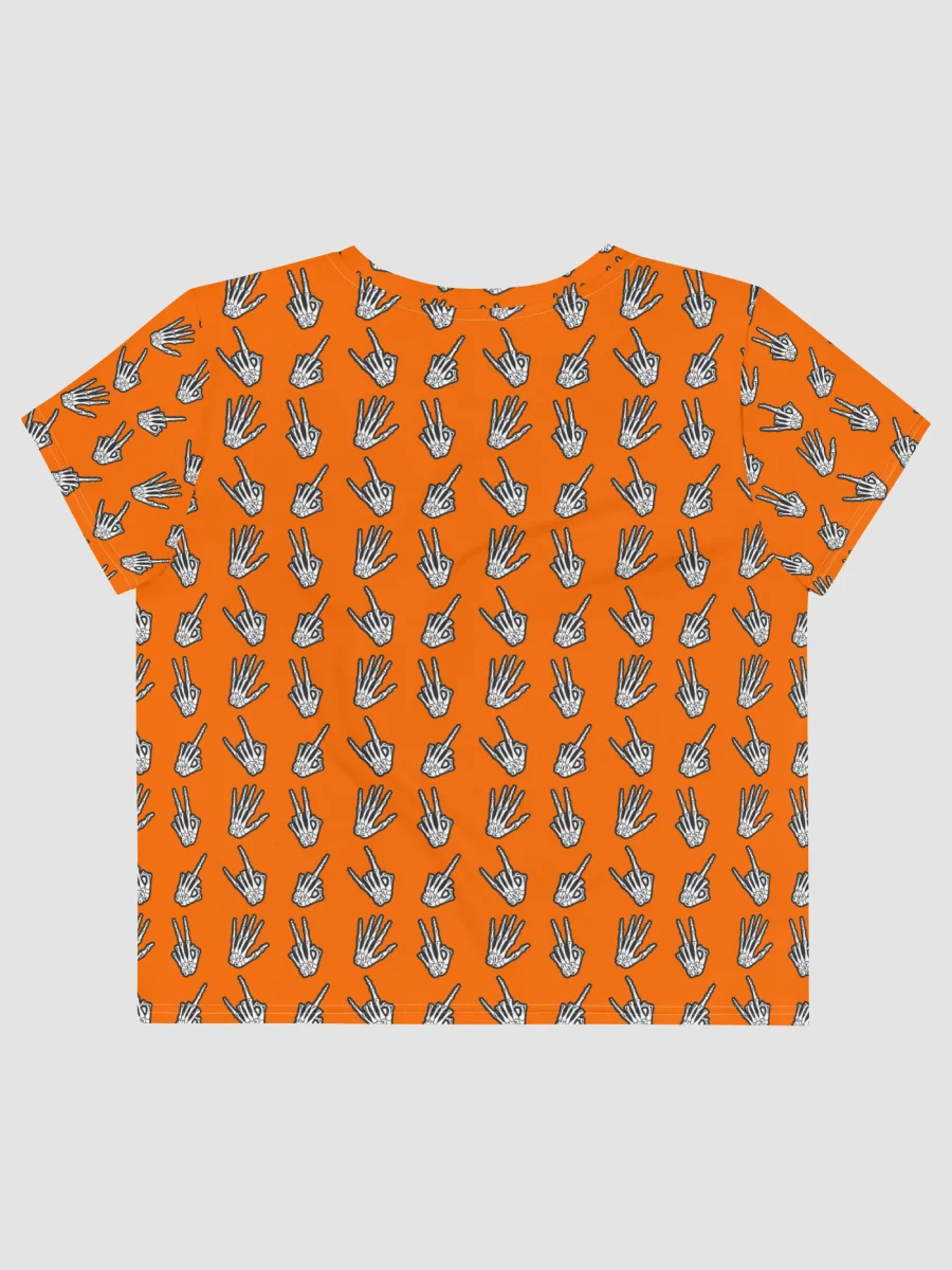 Bone Zone pattern crop tee product image (3)