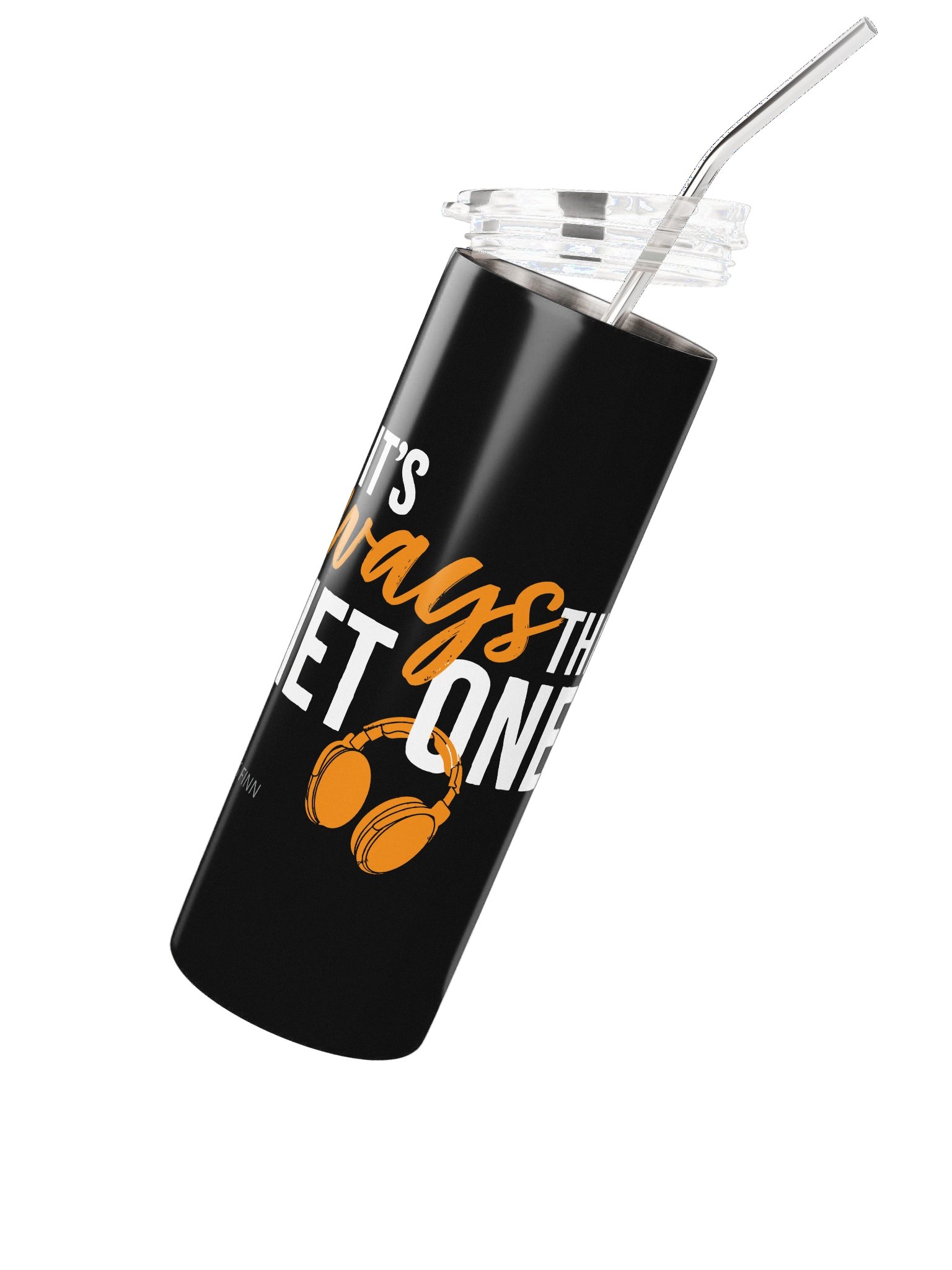 It's Always The Quiet Ones Stainless Steel Tumbler (Black) product image (2)