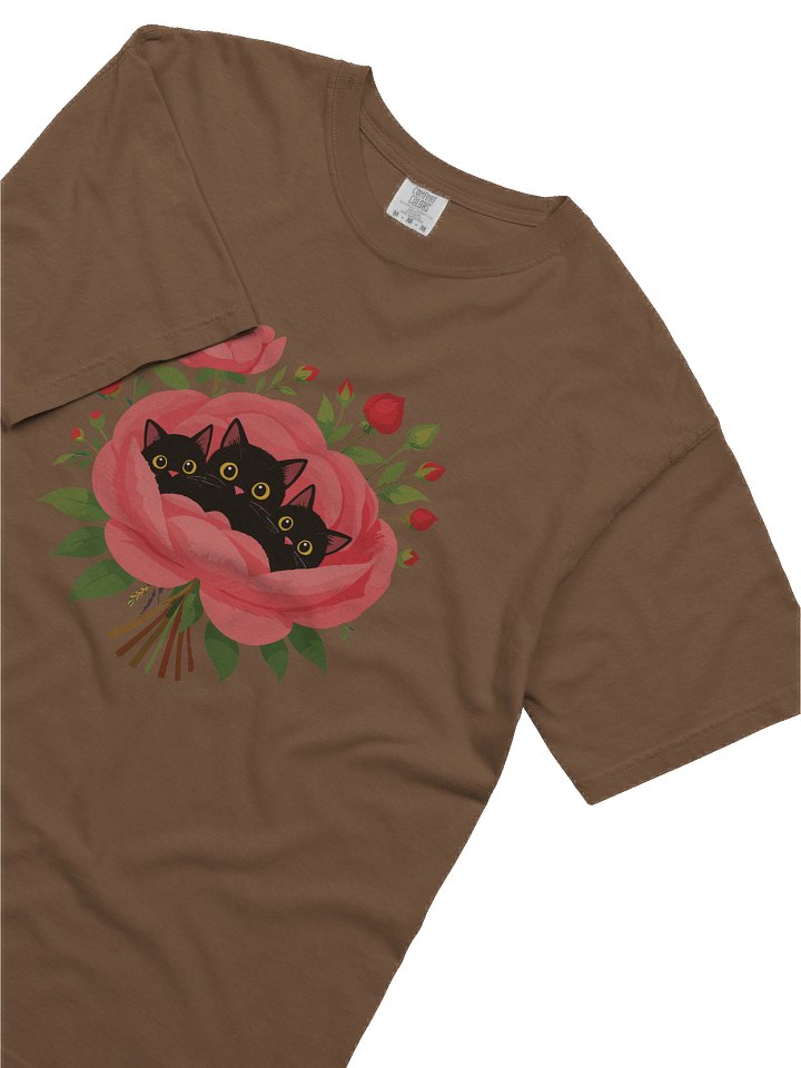 Feline in Bloom T-shirt product image (2)