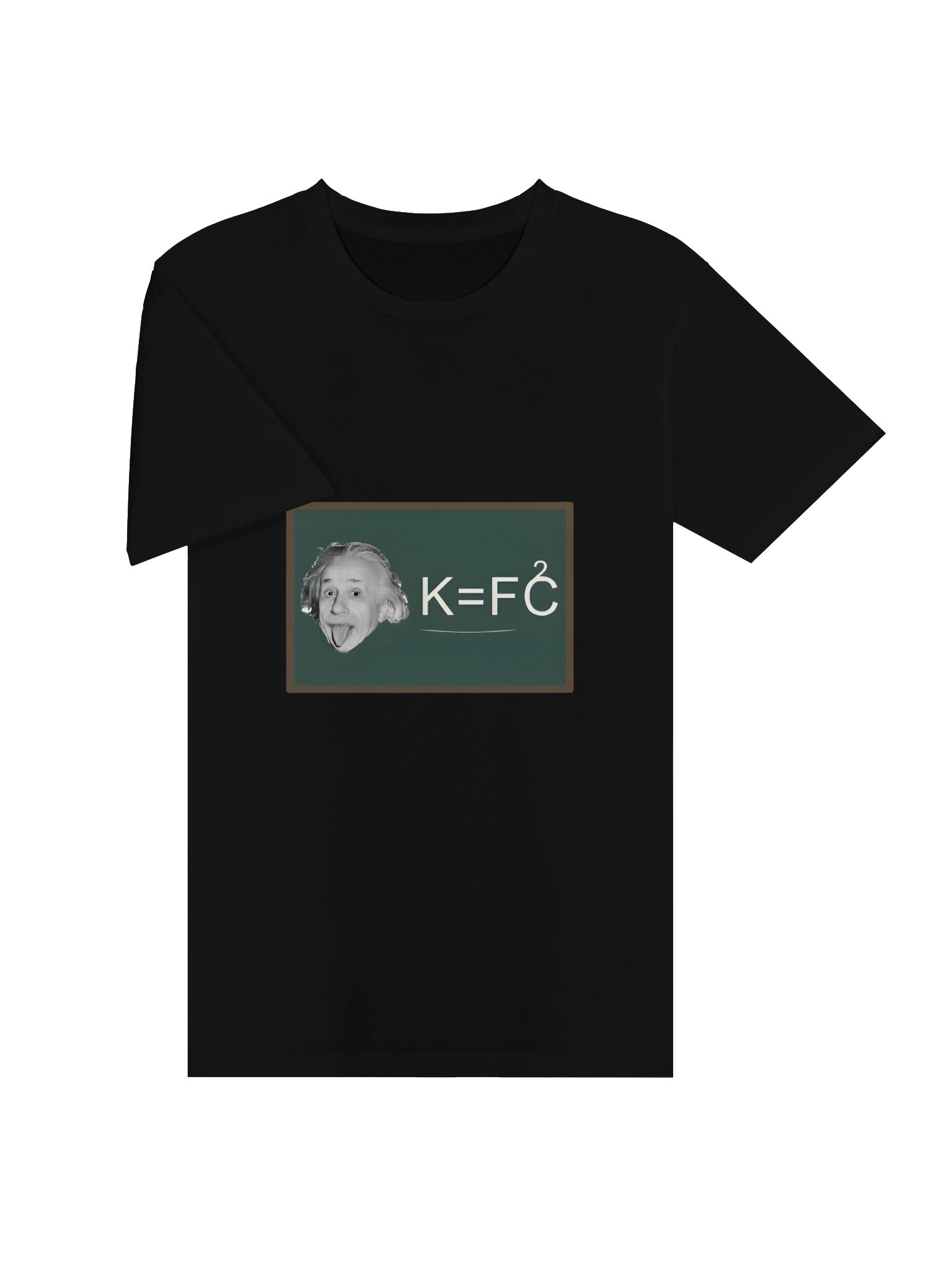 Funny Physics Professor Chalkboard T-Shirt – "K=FC²" Science Humor Tee product image (5)