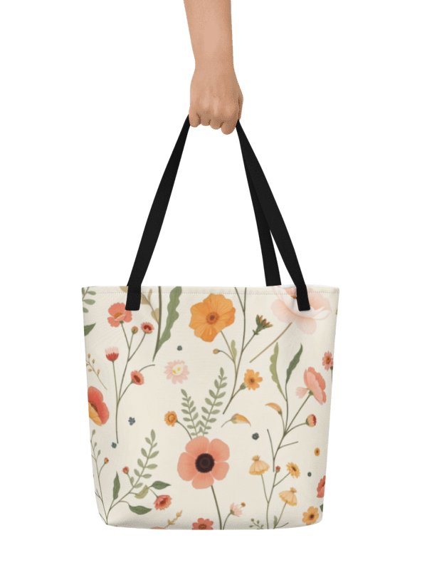 SUMMER FLOWER GARDEN SHOPPING BAG - Blumengarten Einkaufstasche product image (8)