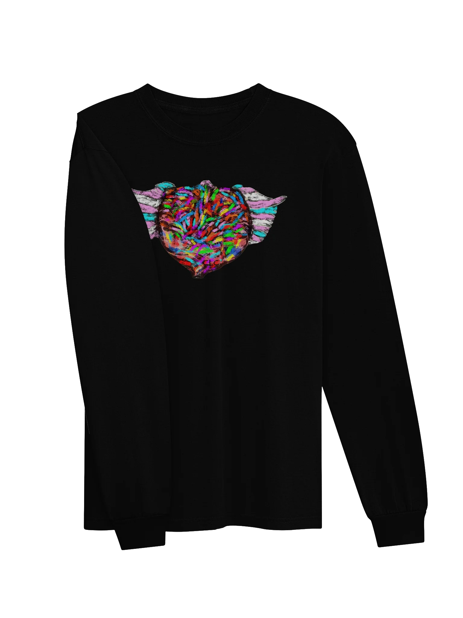 Love Has Wings long sleeve tee product image (15)