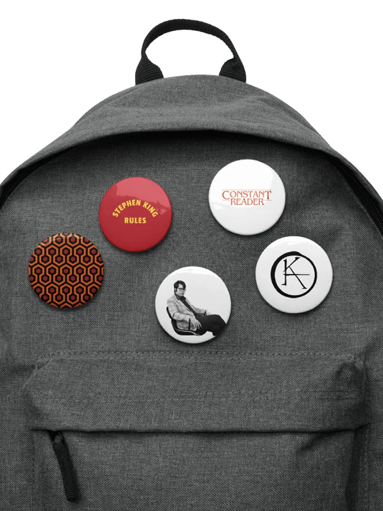 Stephen King Constant Reader Fan Button Pins Set product image (3)
