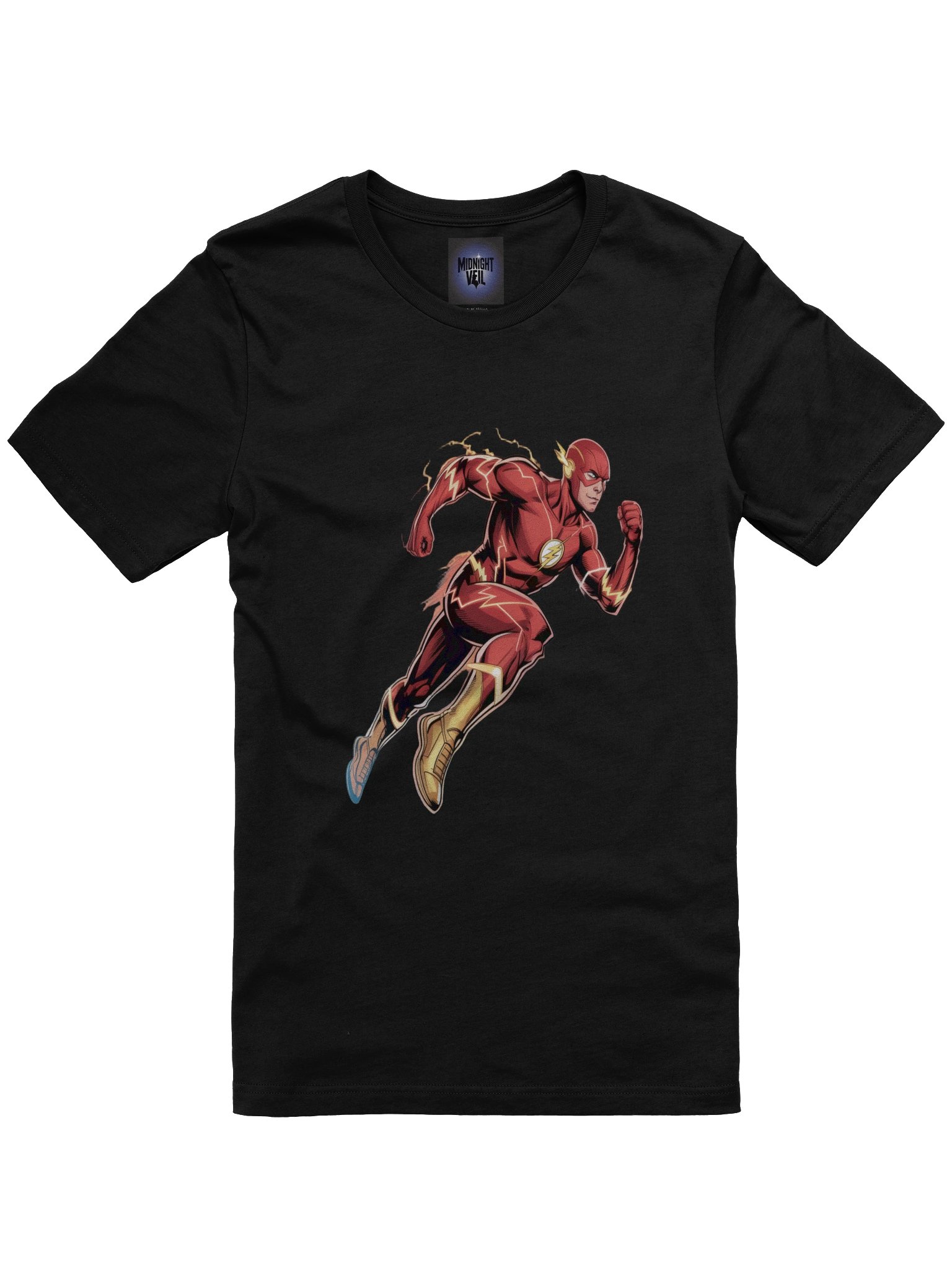 Crimson Bolt: The Flash Shadow Surge T-Shirt product image (3)