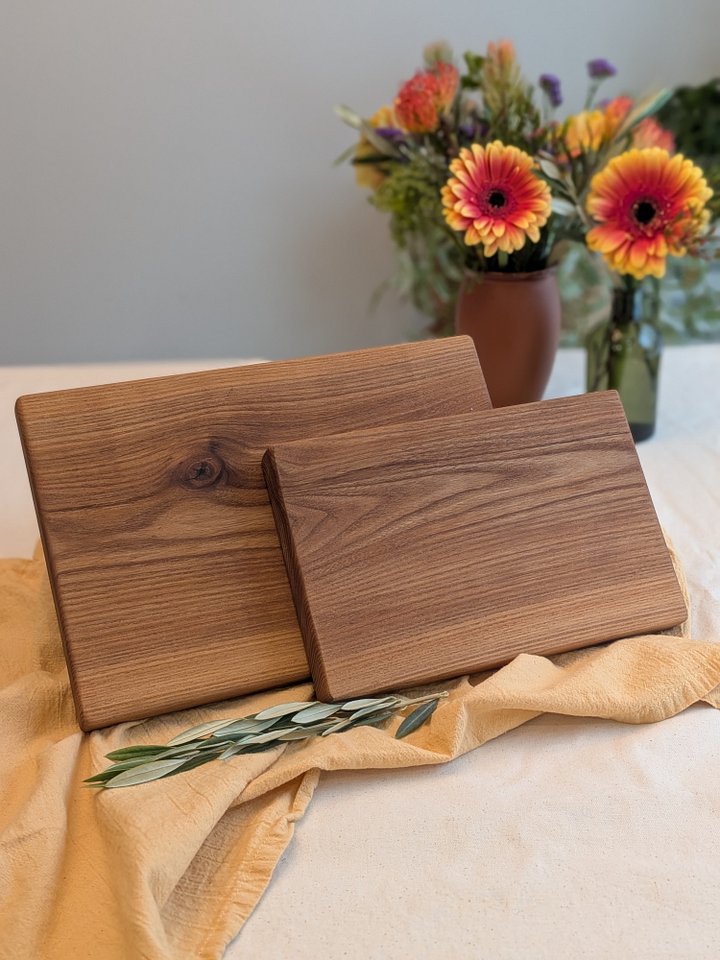 butternut wood Cutting Board set of 2 product image (1)