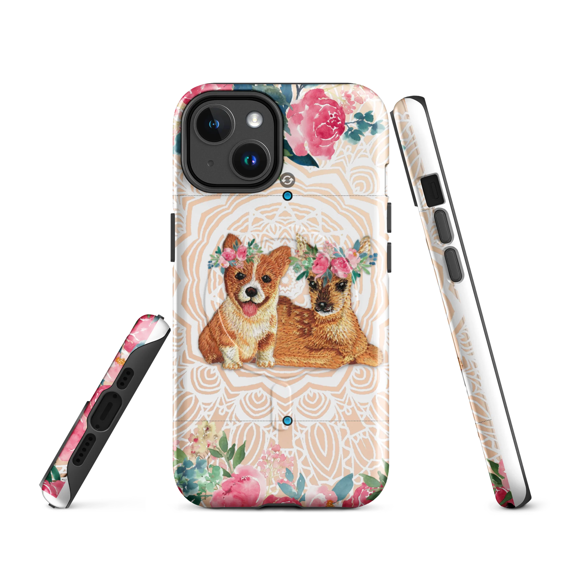 FLOWER FRIENDS DOG AND FAWN ®IPhone product image (1)