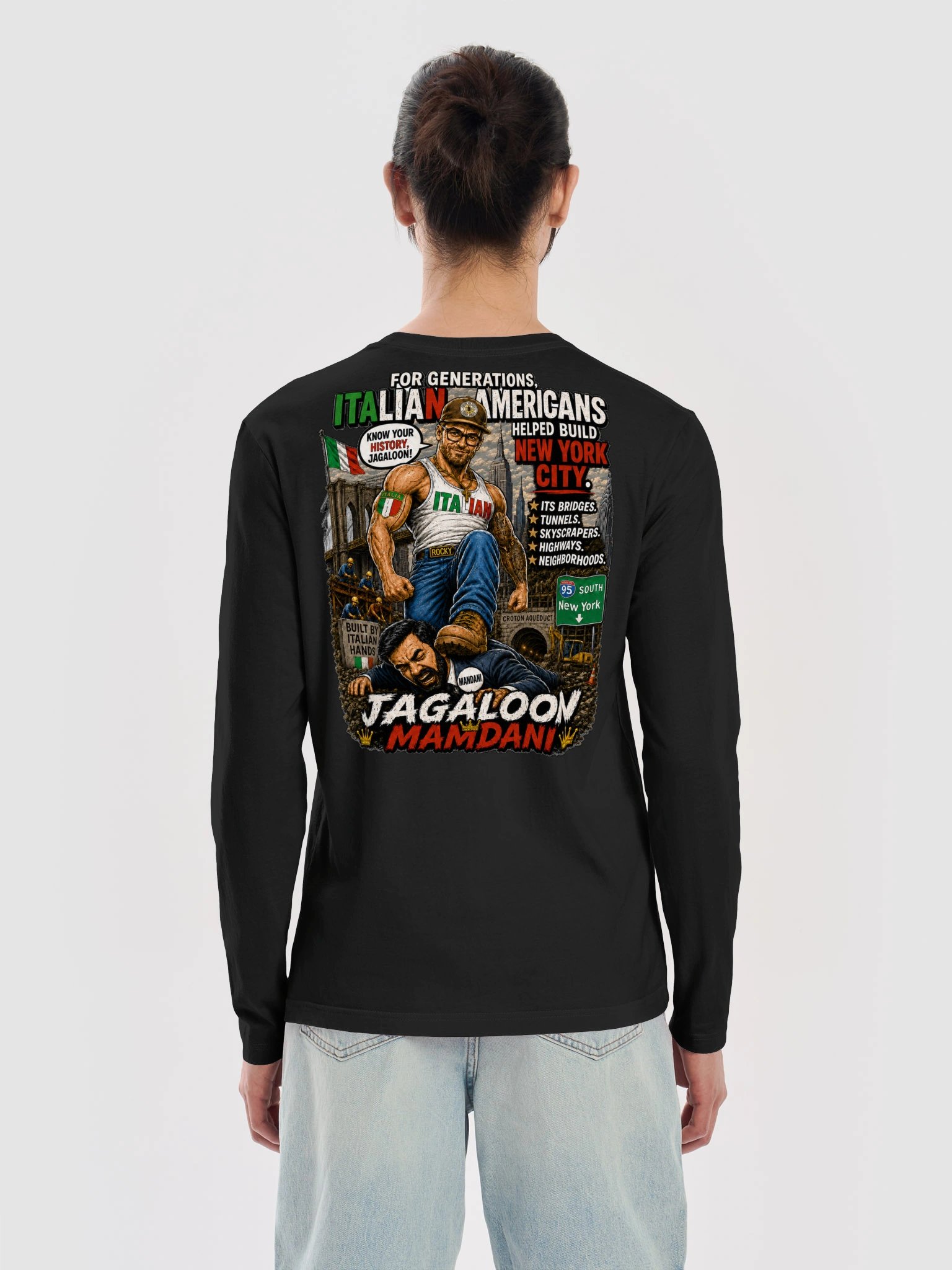 Italian Hands Built New York Premium Long Sleeve product image (17)