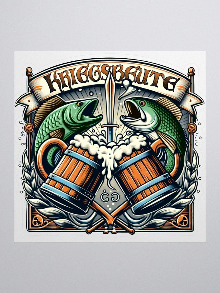 Kriegsbeute Bar Fight Sticker product image (1)