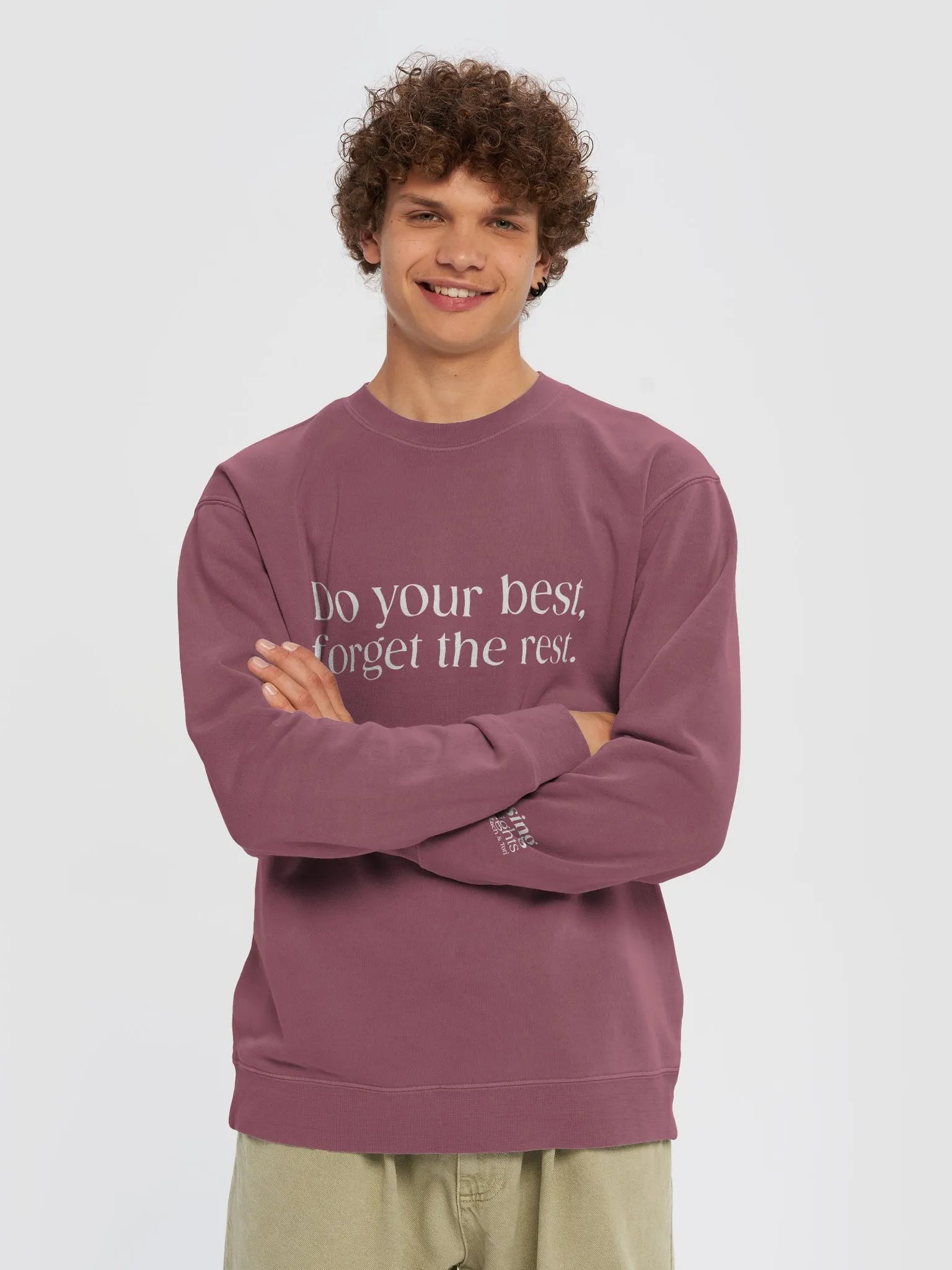 Forget the Rest Raising Heights Vintage Pigment Dyed Sweatshirt product image (4)