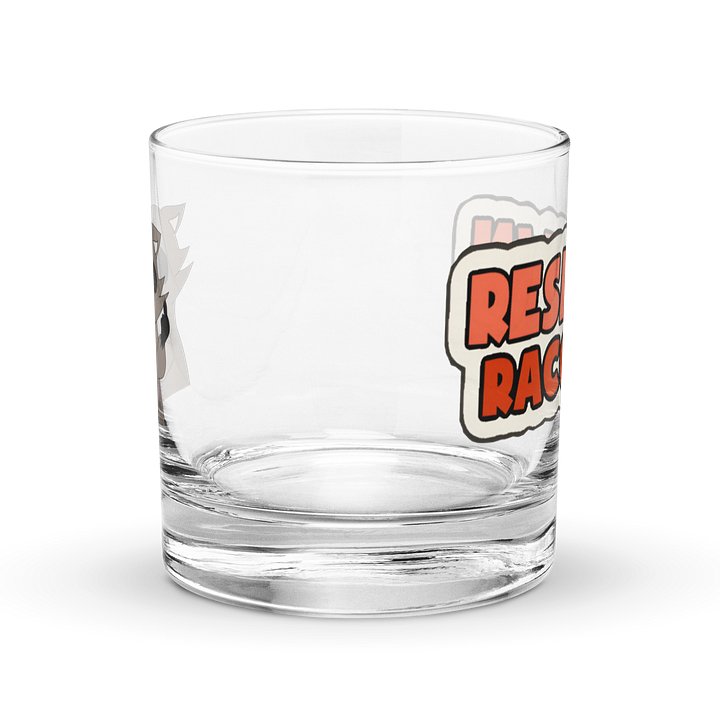 RespawnRaccoon's Middle Finger Rocks Glass product image (1)