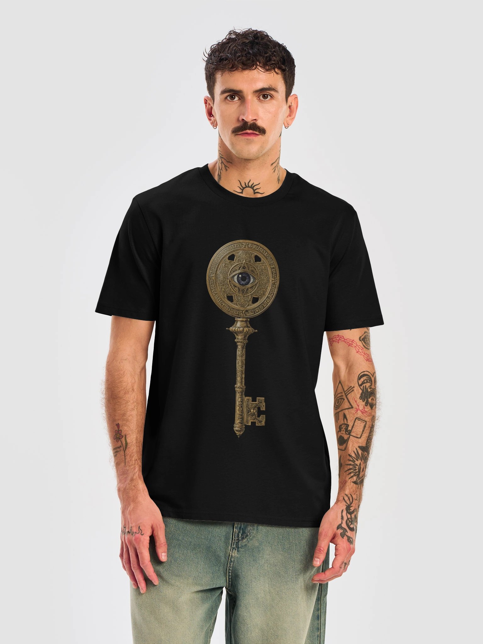 The Gatekeeper’s Key – Eternal Archive | Black Signature Edition (Front & Back Print) product image (5)