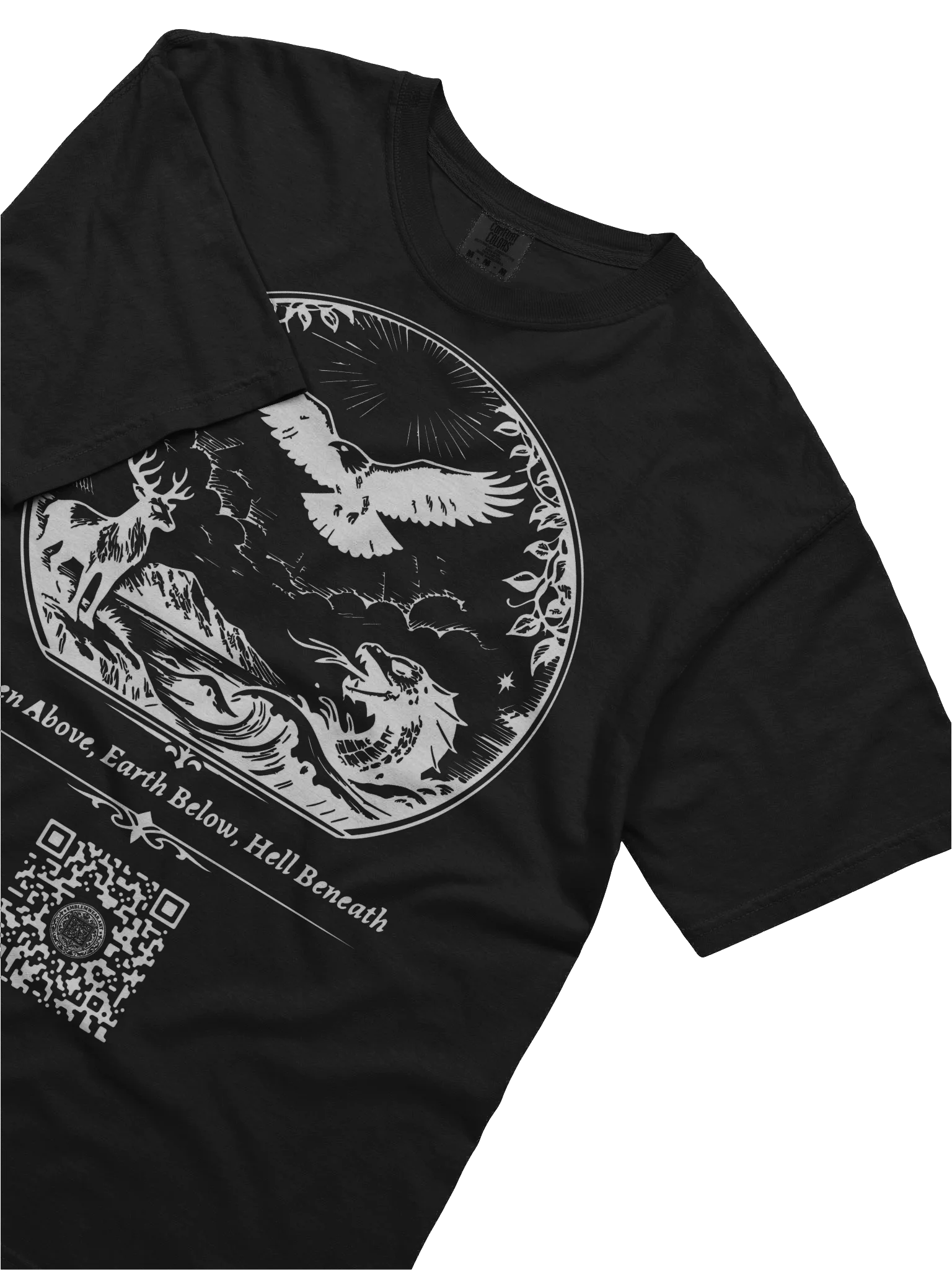 Three-Story Universe (White on Black/Color) product image (5)