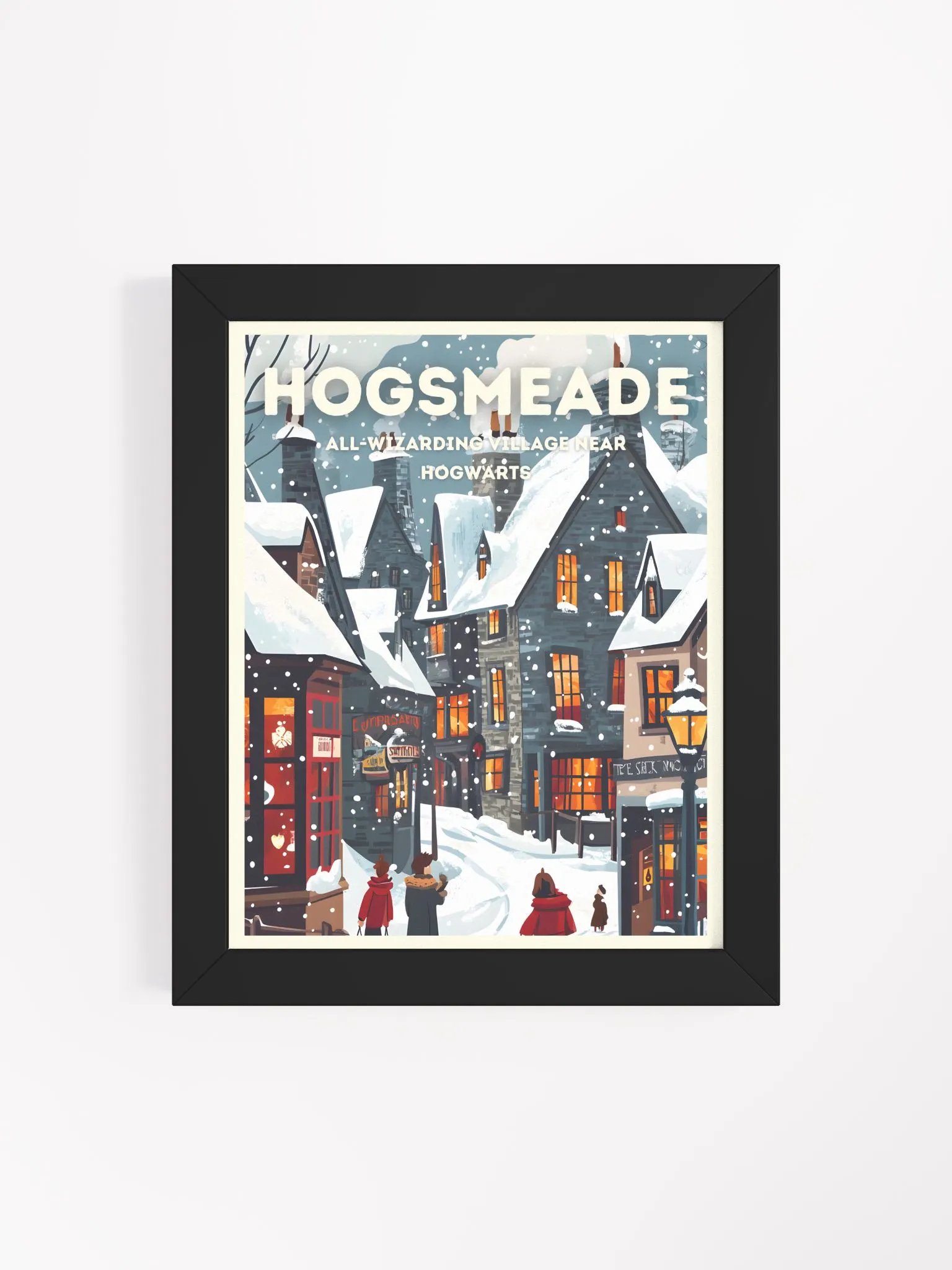 Magical Village Vintage Travel Poster product image (4)