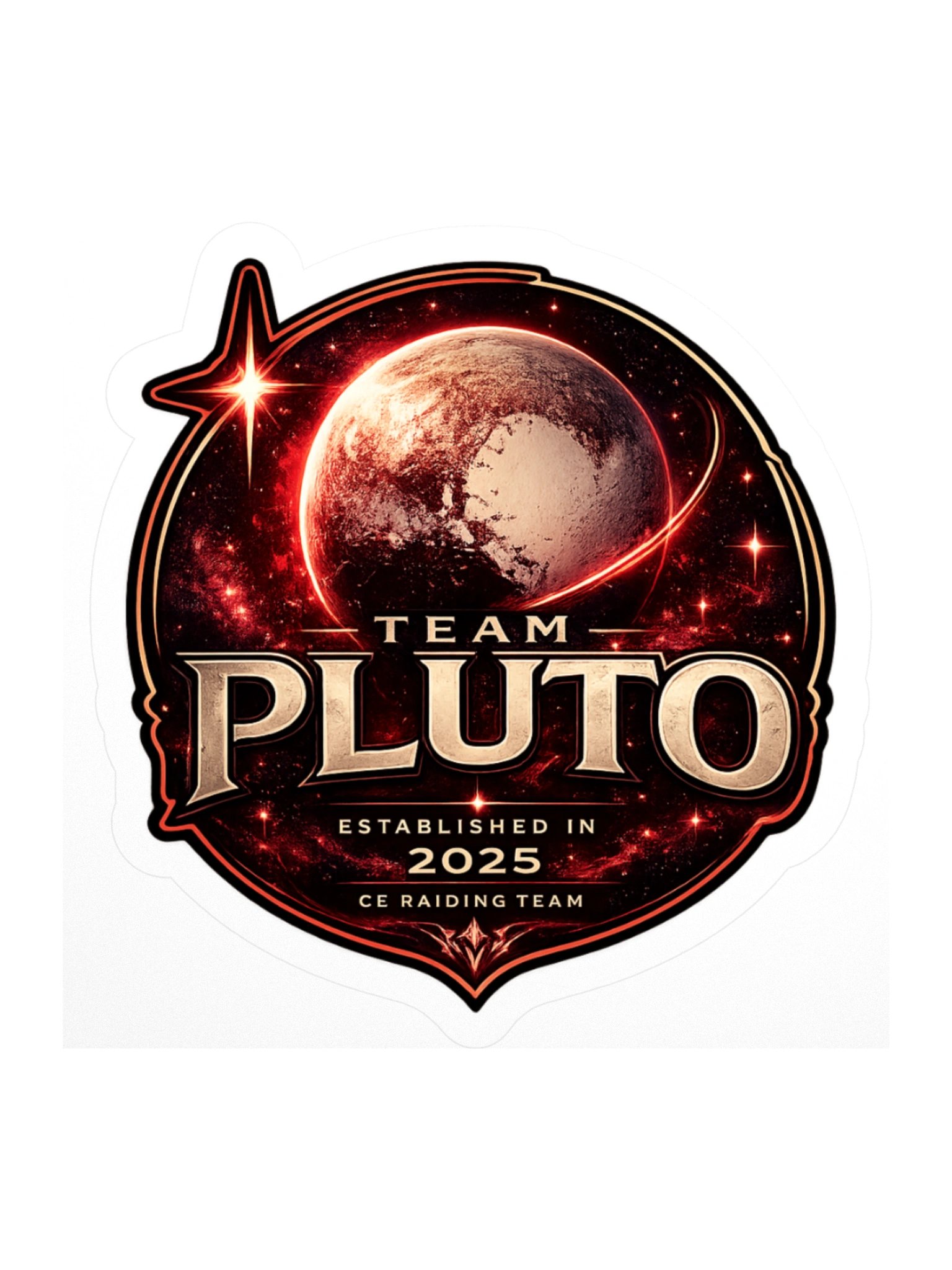 Pluto Team Sticker product image (1)