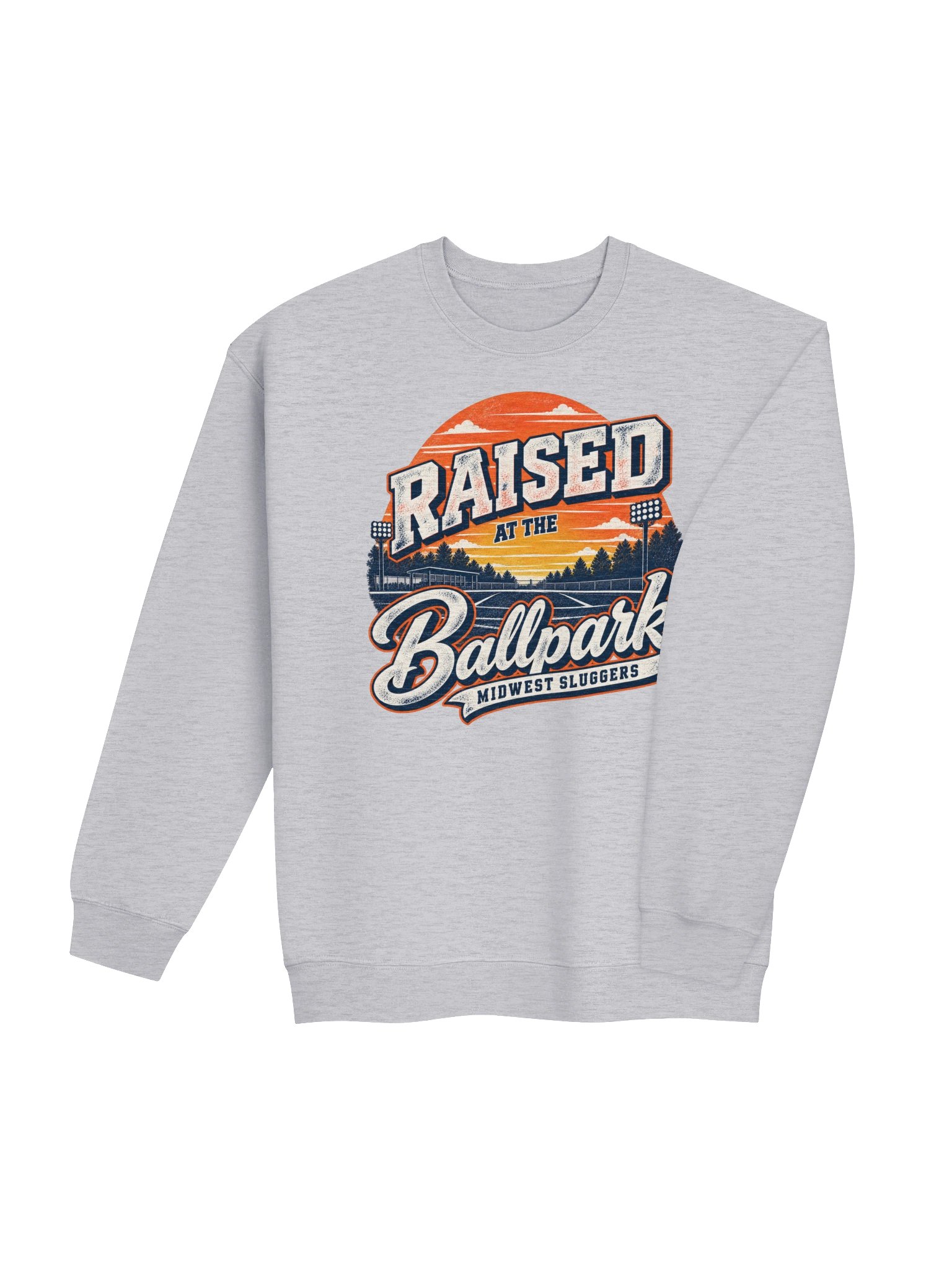 Raised At The Ballpark Unisex Crewneck Sweatshirt product image (12)