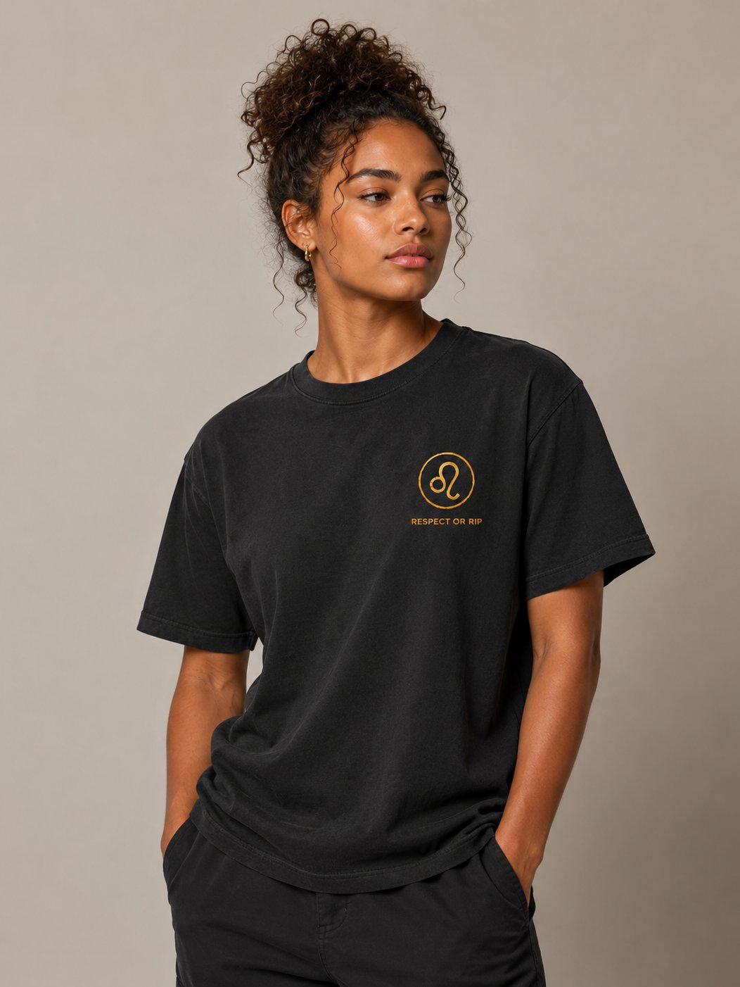 RESPECT OR RIP Heavyweight Garment-Dyed Tee product image (2)
