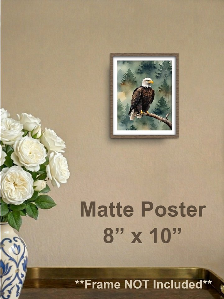 Bald Eagle Matte Poster product image (1)