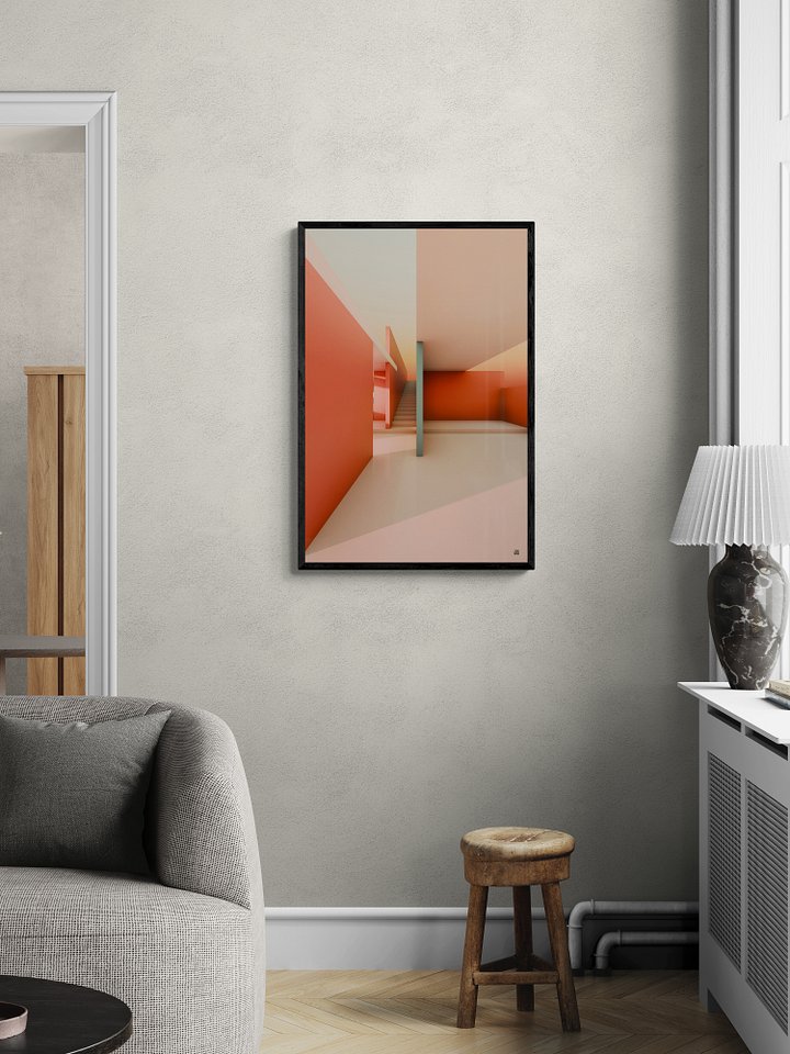 Architectural Landscape - Summer Pastel 03 24"x36" product image (1)