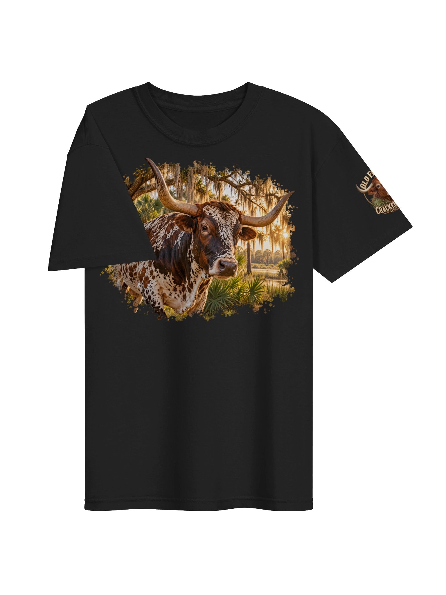 Florida Cracker Cattle T-Shirt | Old Florida Ranch Tee | BROKEN BODY™ product image (6)