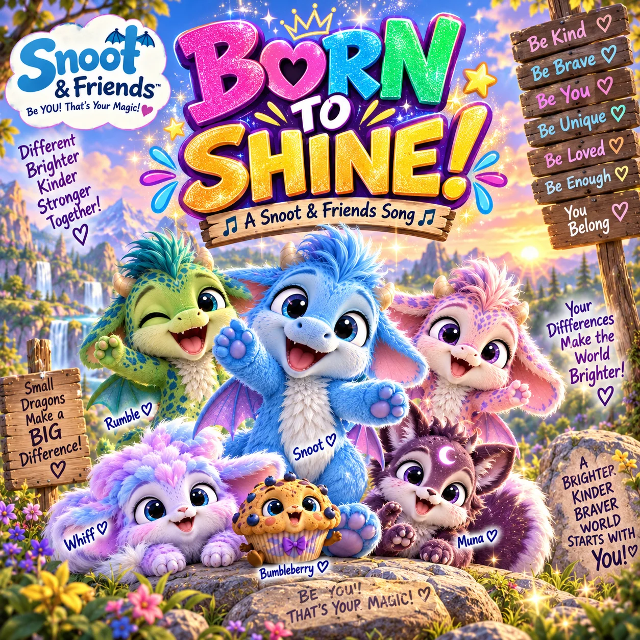 Born to Shine! – Snoot & Friends Self-Love Anthem product image (1)