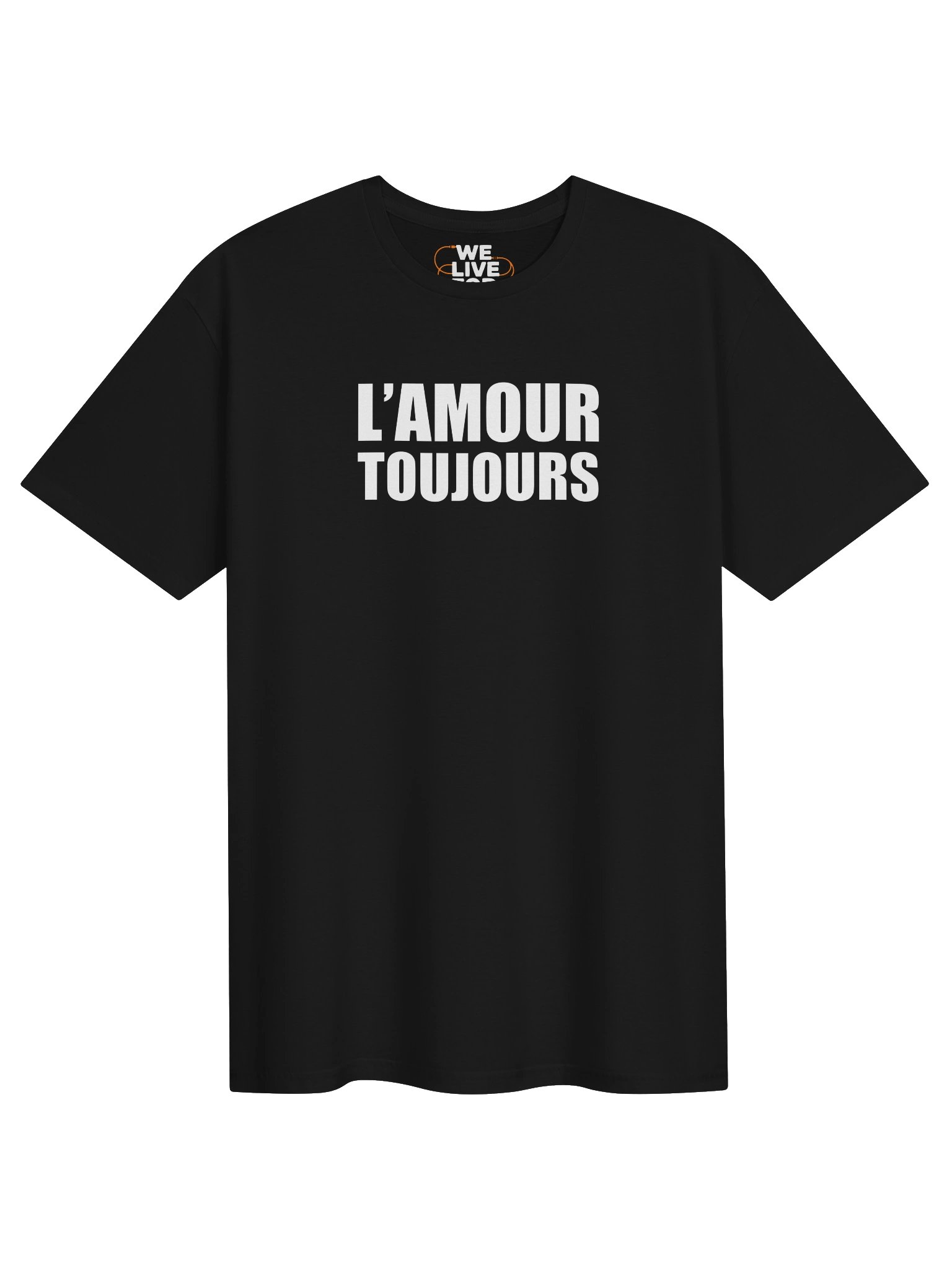 L'Amour Toujours White Logo Unisex T-shirt product image (1)