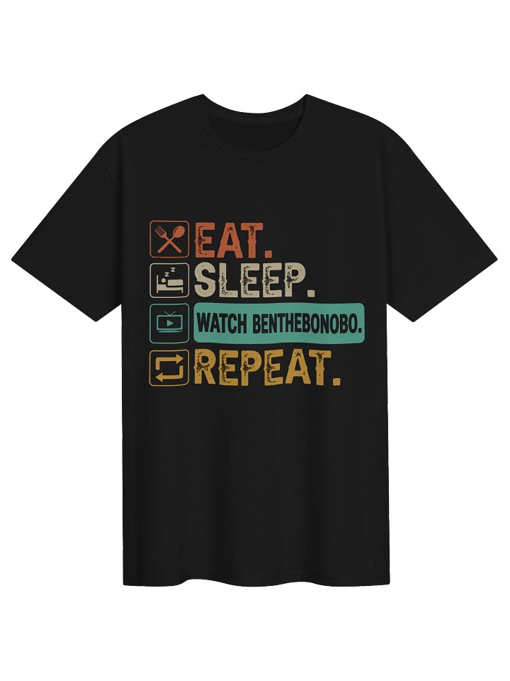 BenTheBonobo Eat Sleep Shirt product image (1)