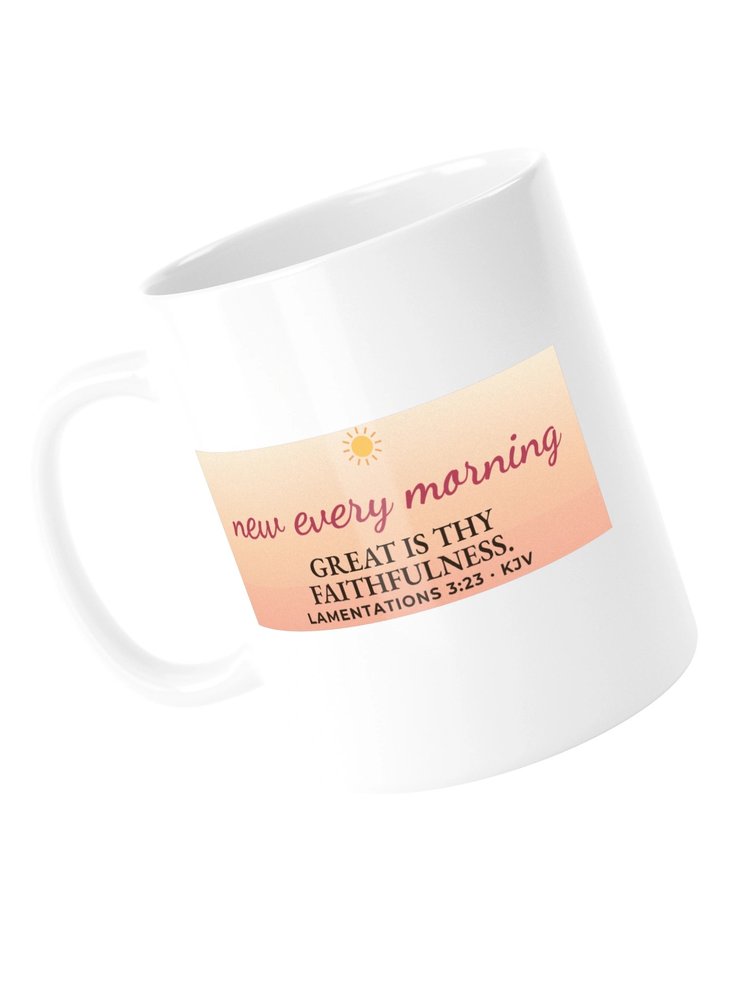 New Every Morning Mug product image (5)