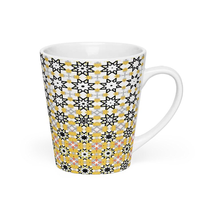 Geometric Fusion Latte Mug product image (2)