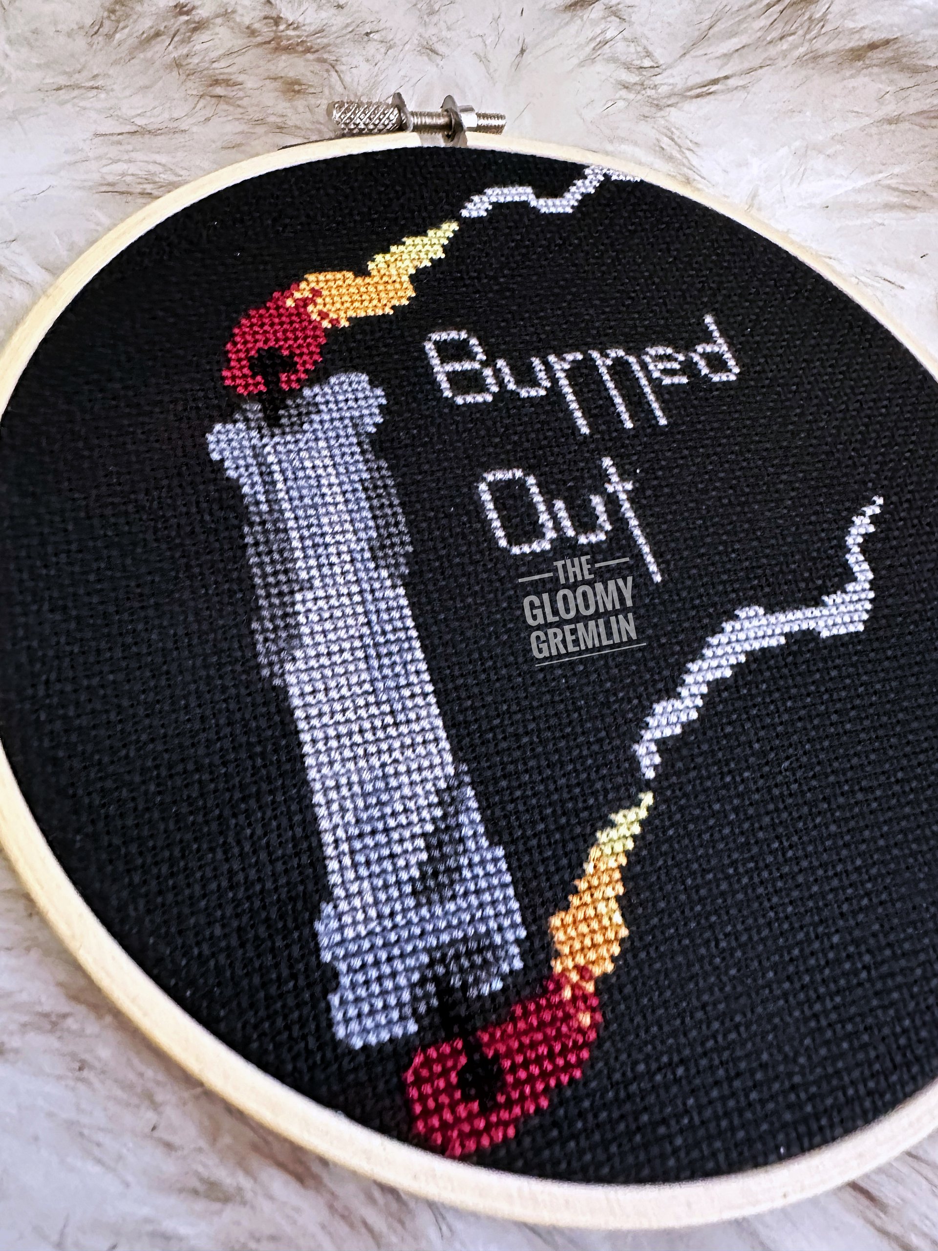 Burned Out - Cross Stitch Pattern product image (2)